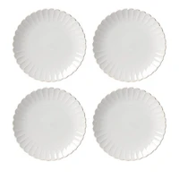 French Perle Dinner Plate, Set of 4