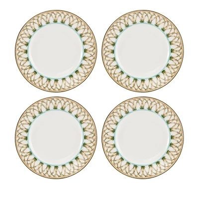 Colonial Bamboo Accent Plates, Set of 2
