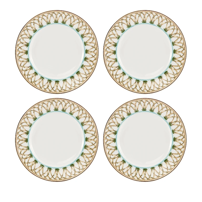 Lenox Colonial Bamboo Accent Plates, Set of 4