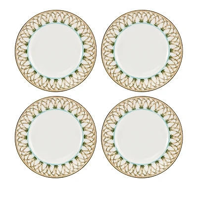 Lenox Colonial Bamboo Accent Plates, Set of 4