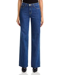 Clayton High Rise Wide Leg Jeans Conway