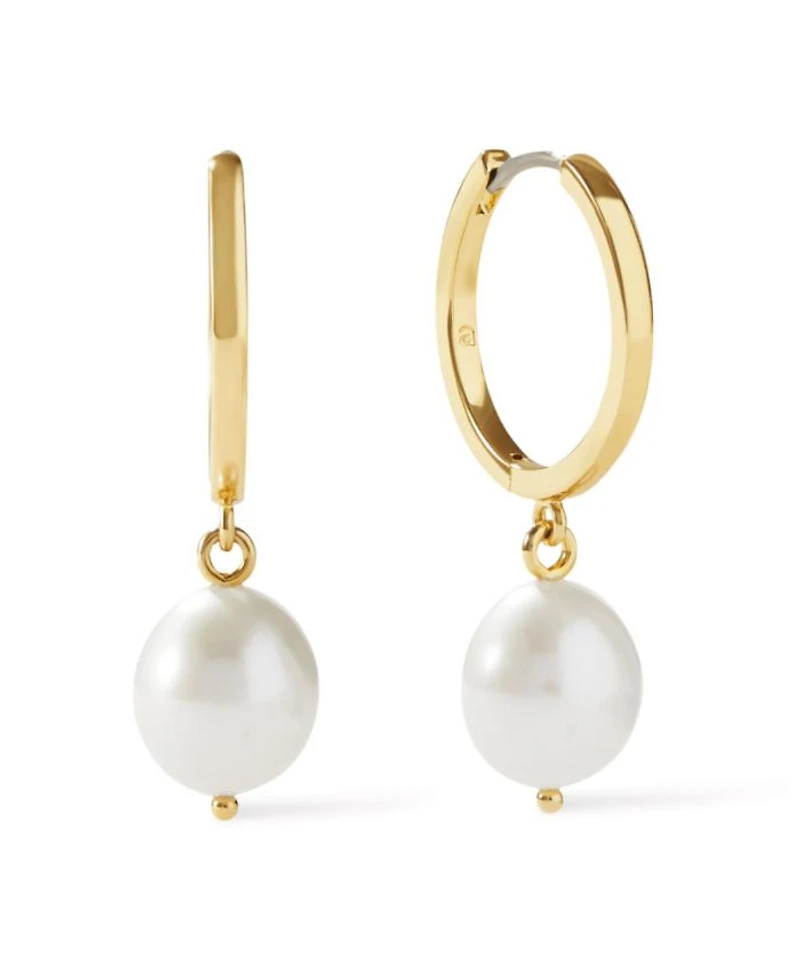 Pearl Hoops - Medium Frida