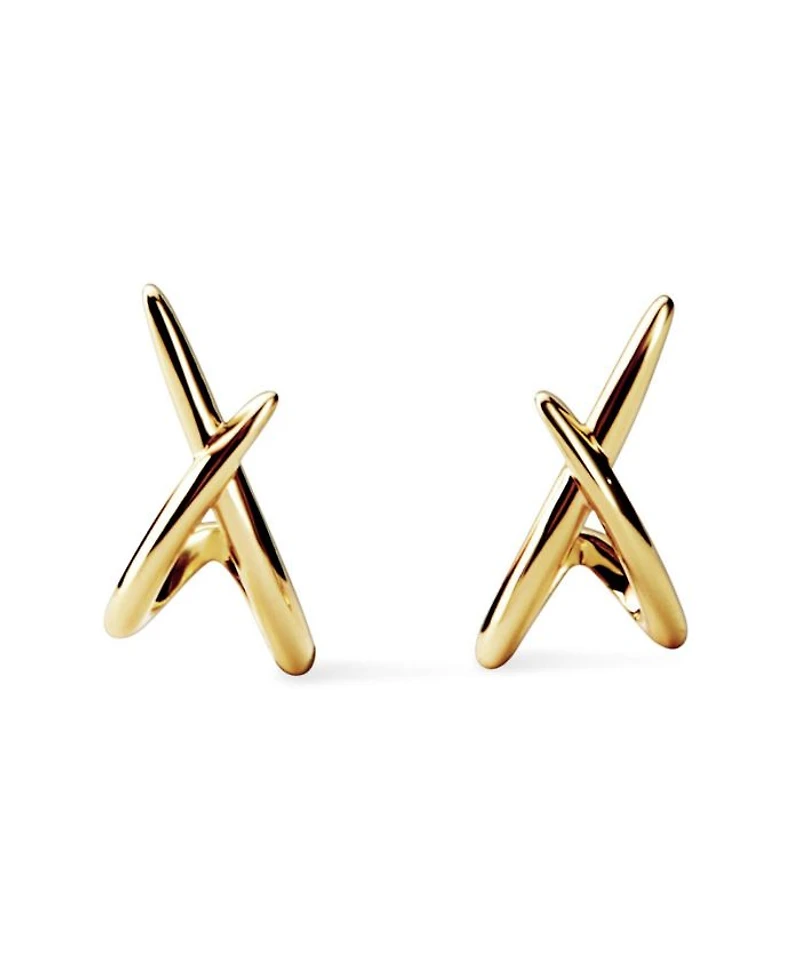 Gold Stud Earrings - Sloane