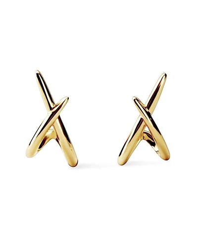 Gold Stud Earrings - Sloane