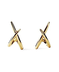 Gold Stud Earrings - Sloane