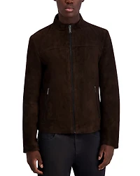 Karl Lagerfeld Paris Suede Jacket