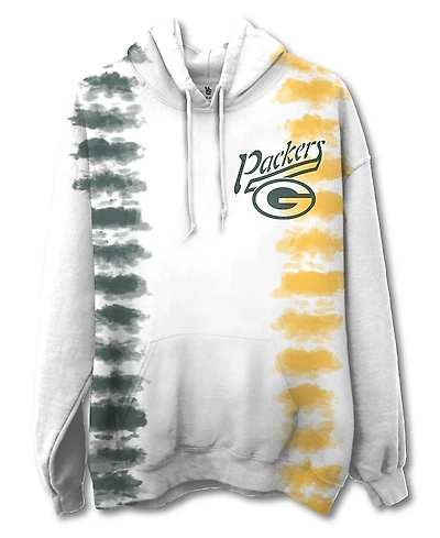 Junk Food Clothing Unisex Nfl Green Bay Packers Stitch Tie Dye Hoodie
