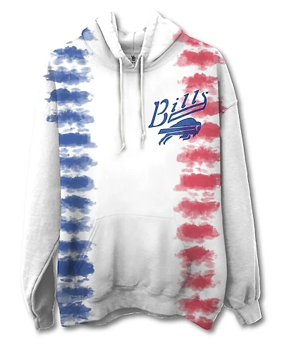 Junk Food Clothing Unisex Nfl Buffalo Bills Stitch Tie Dye Hoodie