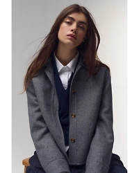 Emery Wool Blend Overshirt