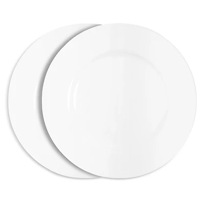 Richard Brendon White Rimmed Bread & Butter Plate, Set of 2