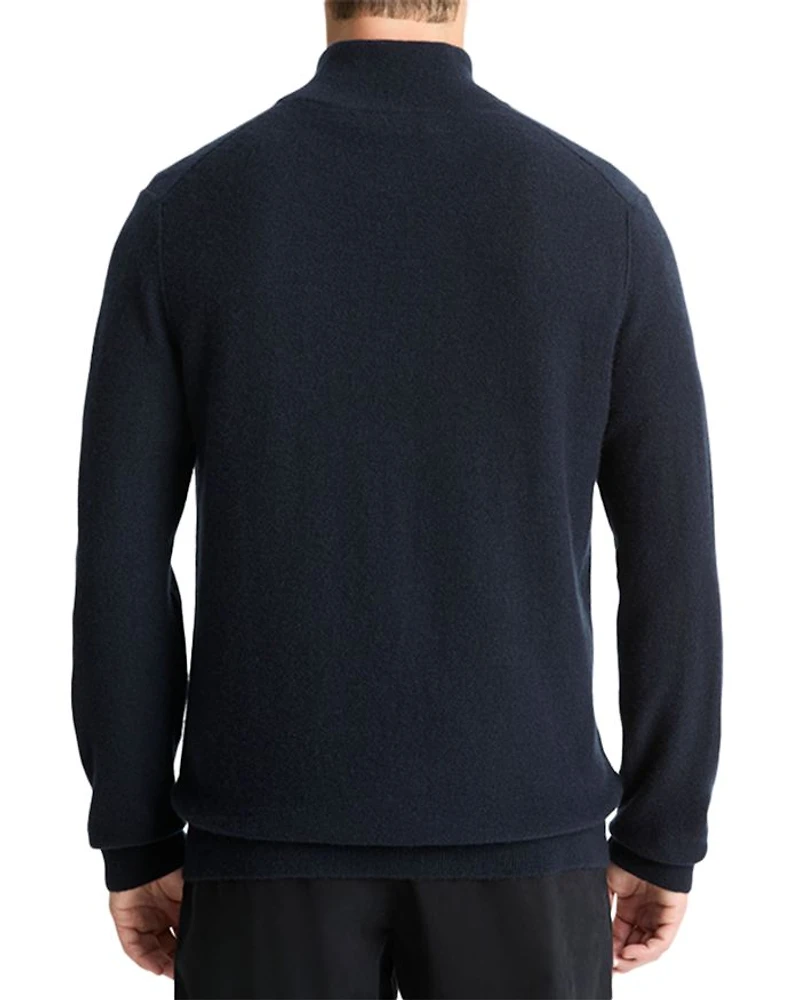 Thermal Quarter Zip Polo Sweater
