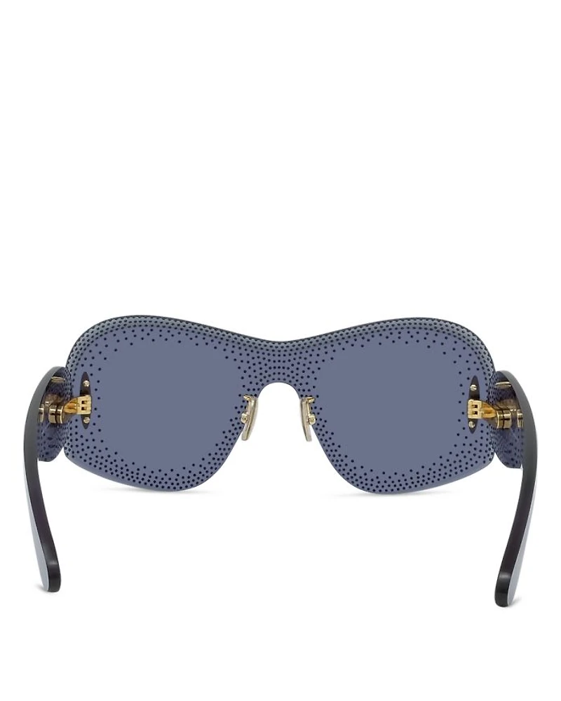 Anagram Blue Mask Sunglasses, 144mm