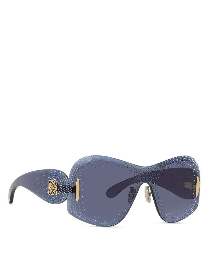 Anagram Blue Mask Sunglasses, 144mm