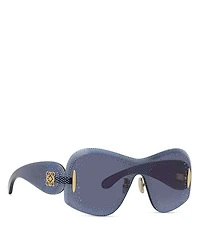 Anagram Blue Mask Sunglasses, 144mm