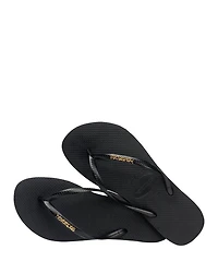 Women's Slim Logo Flip Flop Sandals