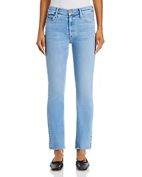 Dazzler Mid Rise Ankle Fray Jeans Blessing Disguise