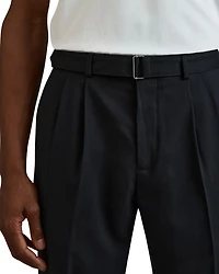 Pin Belted Trousers