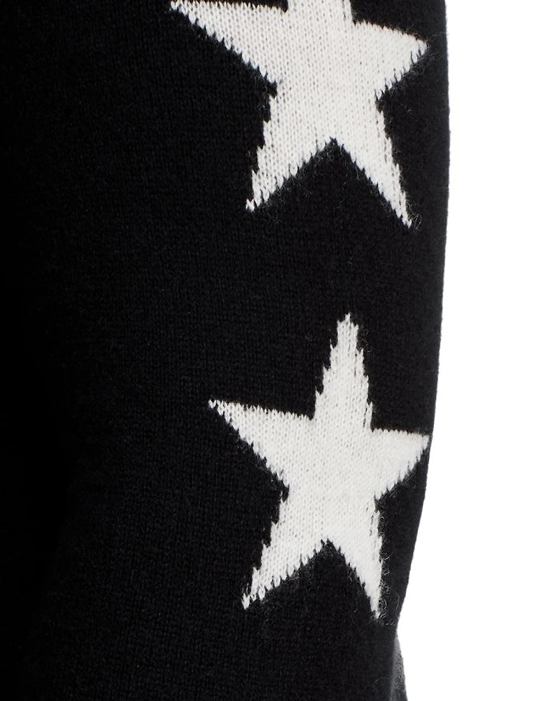 Cashmere Star Sleeve Hoodie Sweater - Exclusive