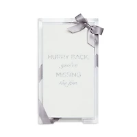 Hurry Back Guest Towels, Set of 20