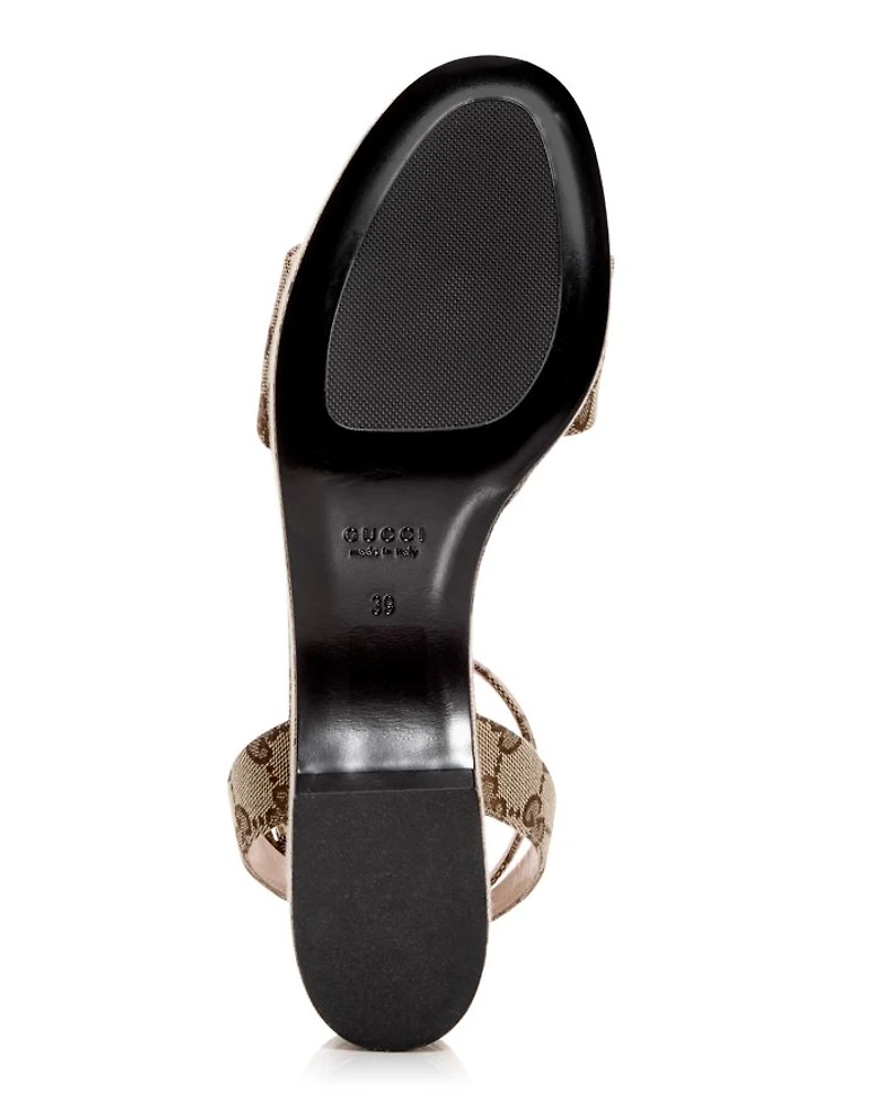 Women's Horsebit Platform Wedge Sandals