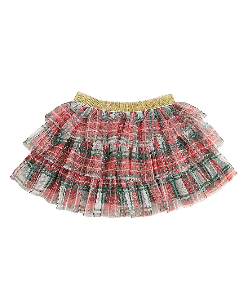 Sweet Wink Girls' Christmas Plaid Tiered Tutu - Baby, Little Kid, Big Kid