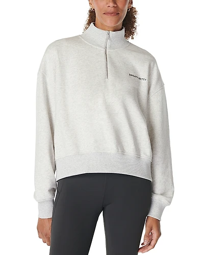 Sweaty Betty Revive Crop Half Zip Sweatshirt