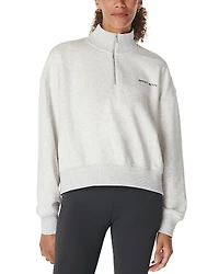 Sweaty Betty Revive Crop Half Zip Sweatshirt
