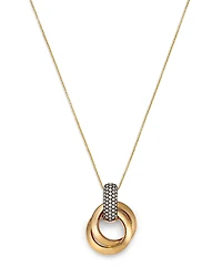Bloomingdale's Fine Collection Diamond Double Circle Necklace