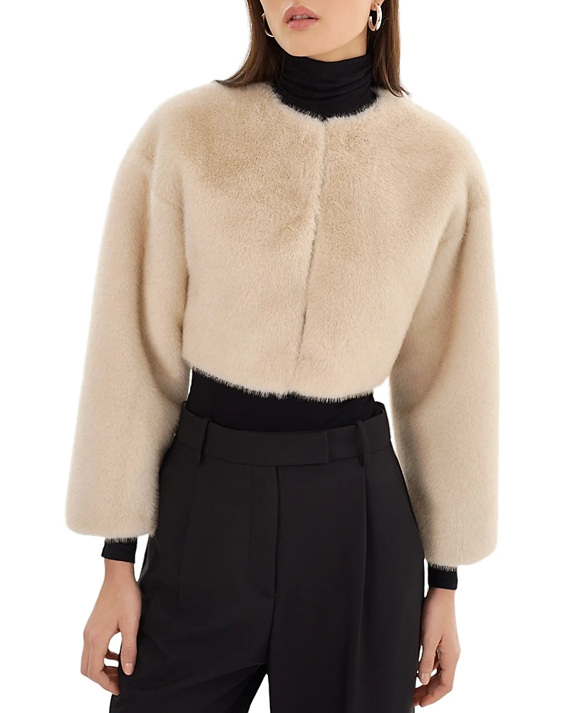 Lamarque Rowdie Faux Fur Coat