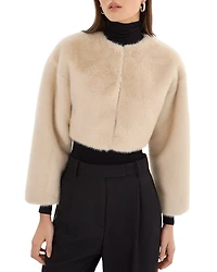 Lamarque Rowdie Faux Fur Coat