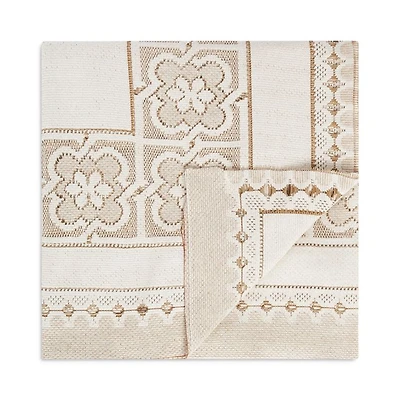 Embroidered Lacey Medium Tablecloth, 70" x 110"