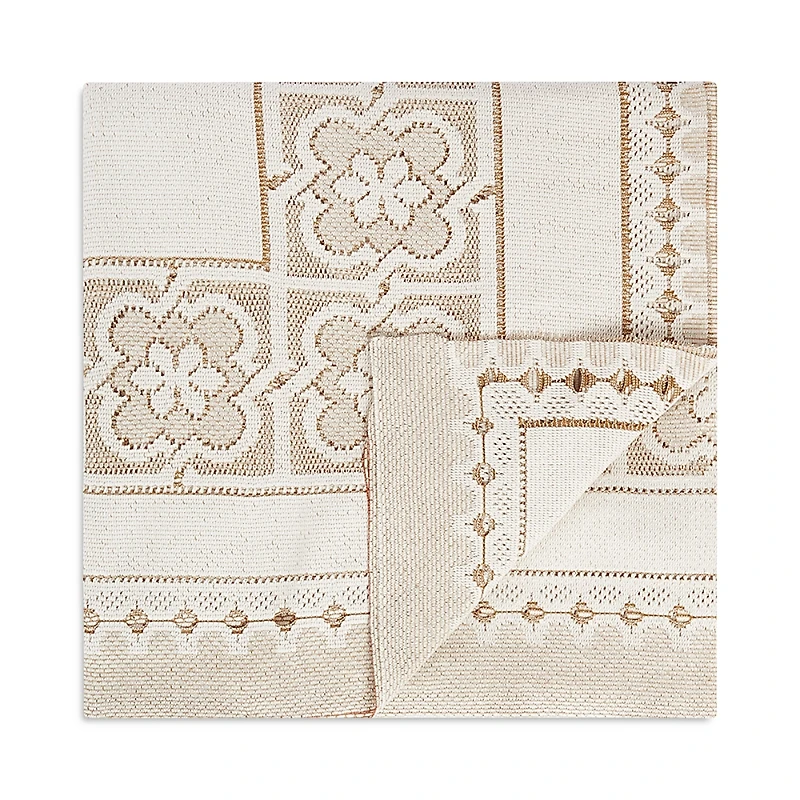 La DoubleJ Embroidered Lacey Medium Tablecloth, 70 x 110