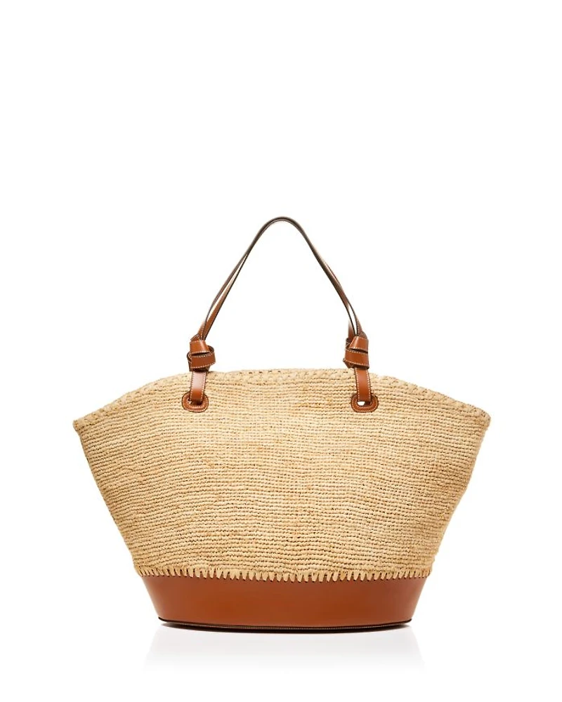 Squillo Large Raffia Tote