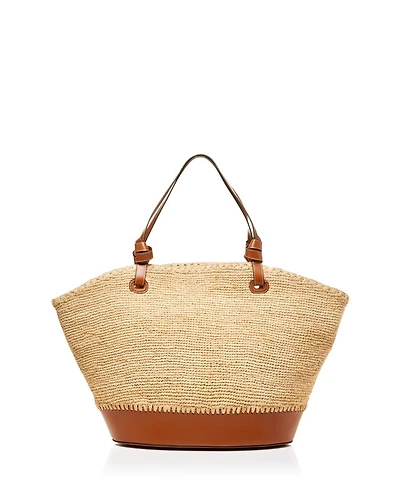 Squillo Large Raffia Tote