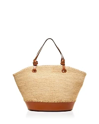 Squillo Large Raffia Tote