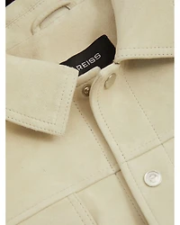 Eden Suede Trucker Jacket