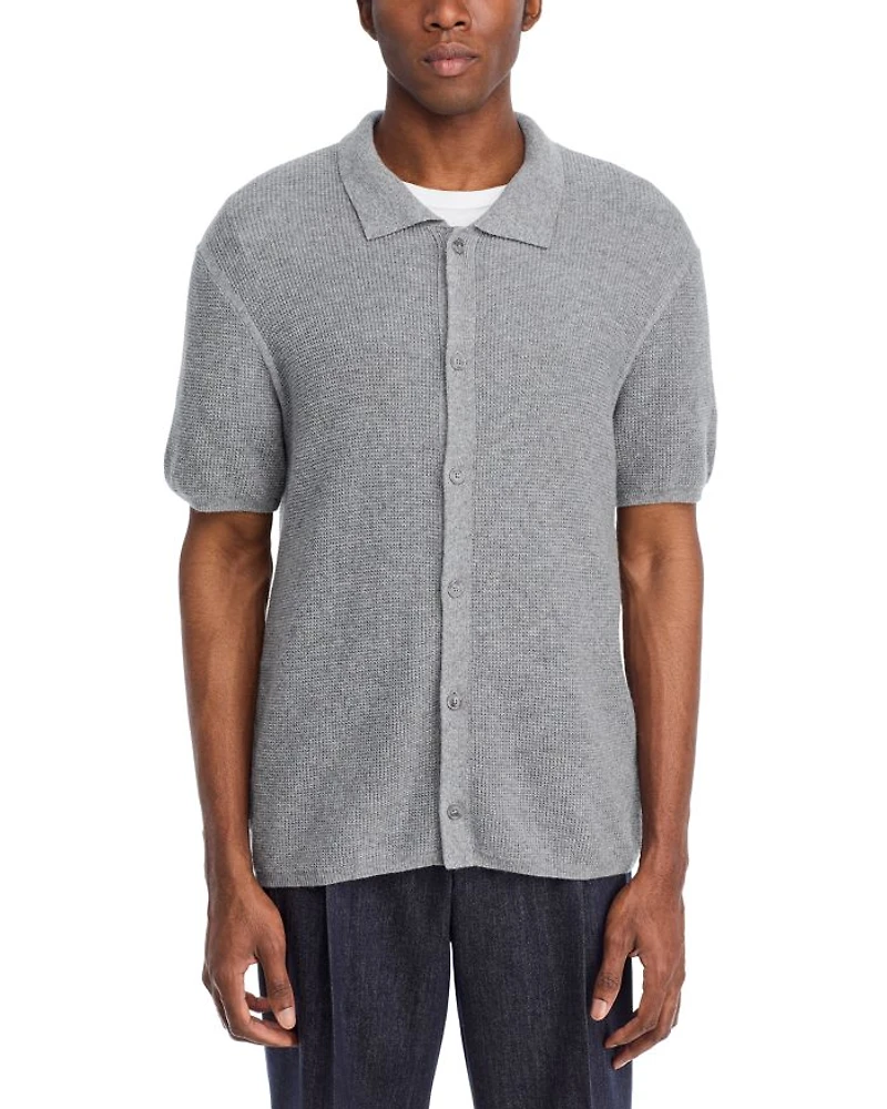 Short Sleeve Knit Cardigan Sweater