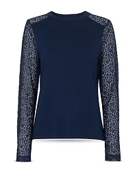 Lace Sleeve Top