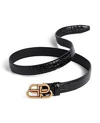 Balenciaga Women's Bb Thin Belt