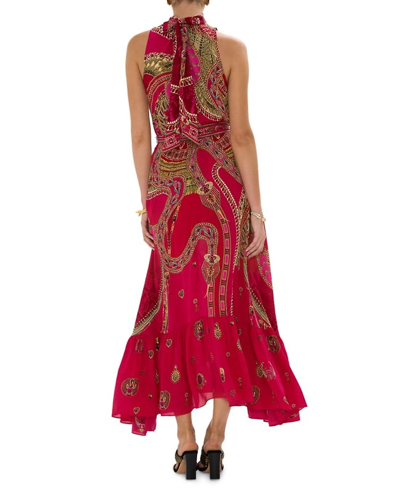 Printed Silk Dress