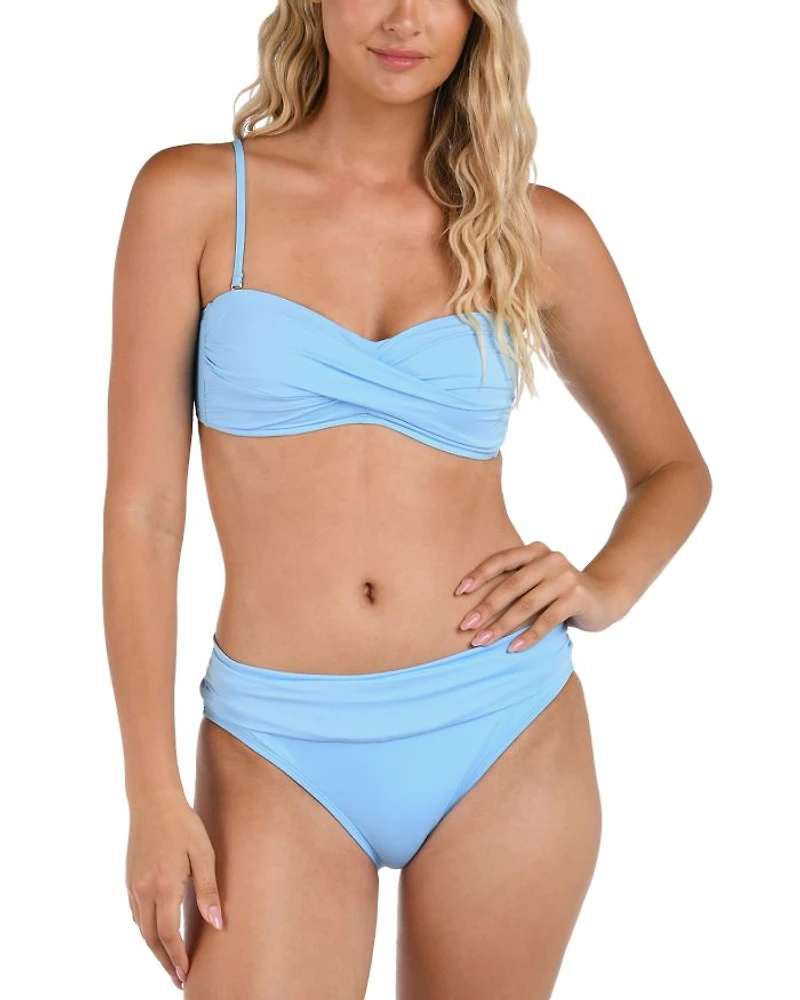 Twisted Bandeau Bikini Top