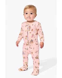 Girls' Fairy Garden Convertible Footie - Baby