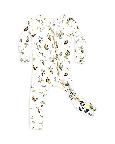 Bellabu Bear Unisex Monarch Butterfly Bamboo Convertible Footie - Baby