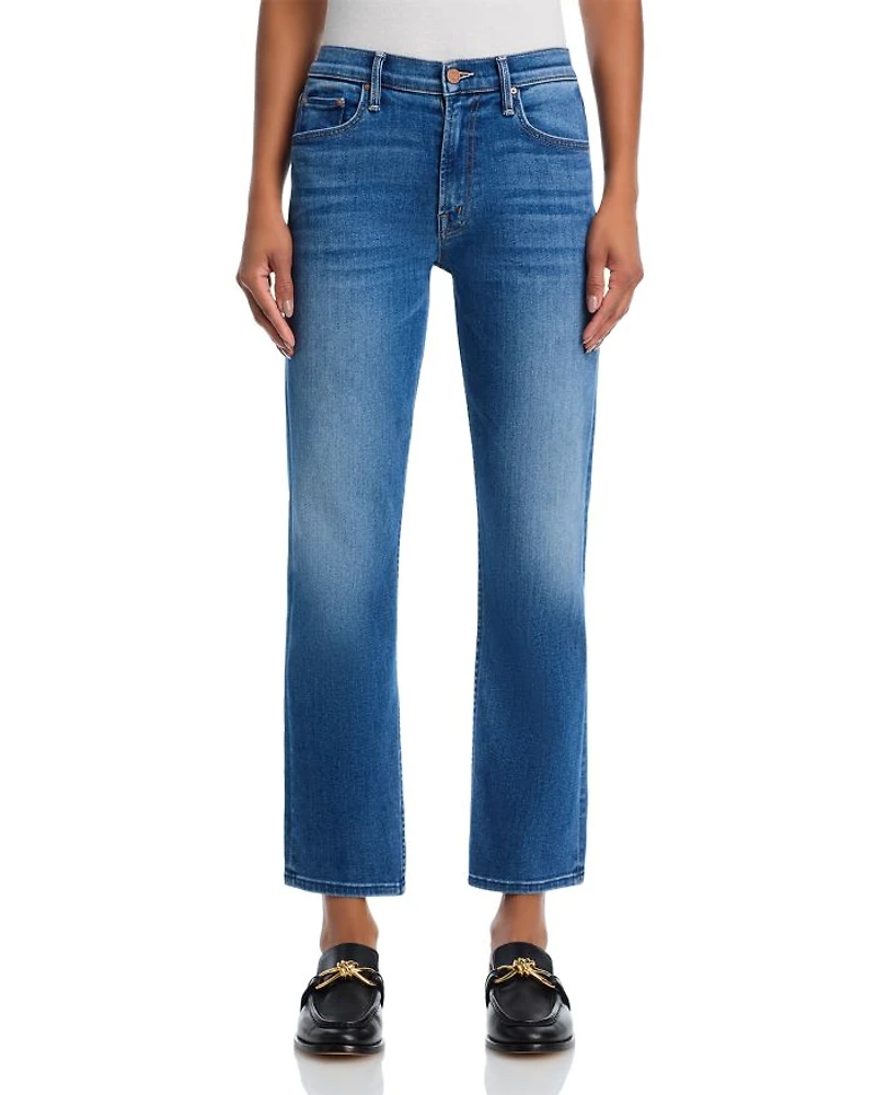 the Outsider High Rise Ankle Jeans Connect Dots