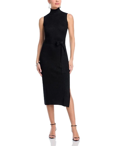 Zoelle Ribbed Turtleneck Dress