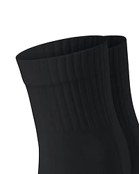 Run Cotton Blend Solid Ribbed Ankle Socks, Pack of 2