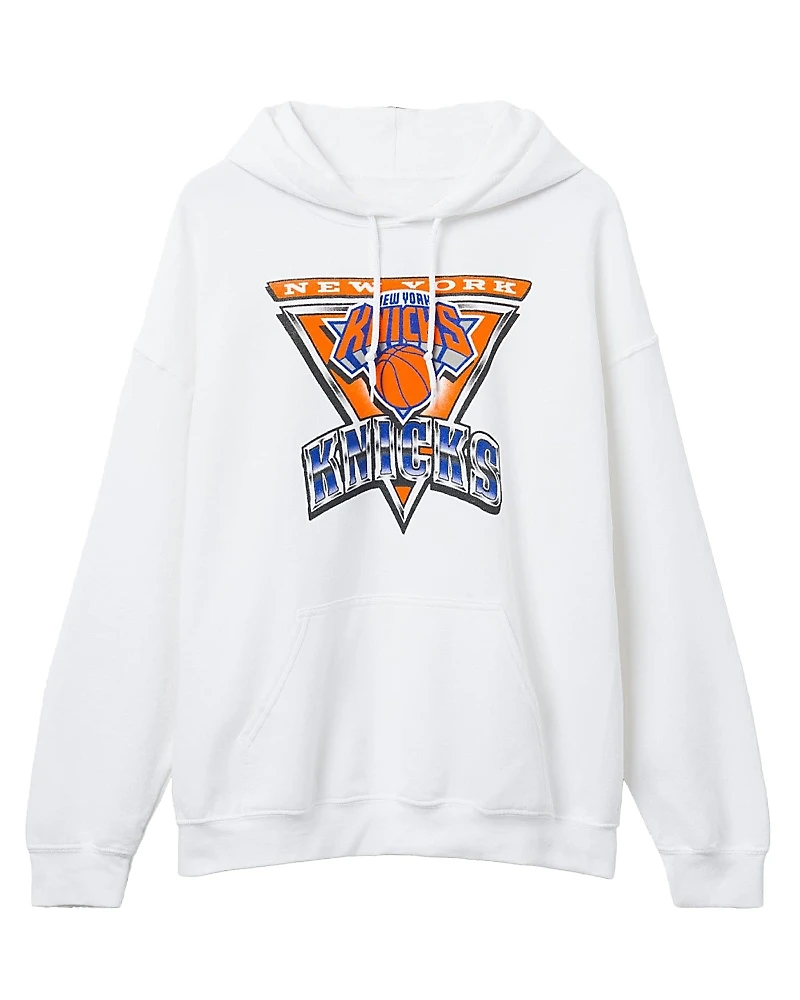 Junk Food Clothing Unisex Nba New York Knicks Triangle Hoodie