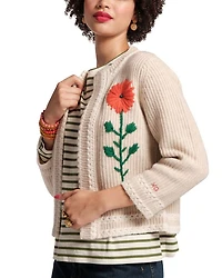 Border Flower Cardigan