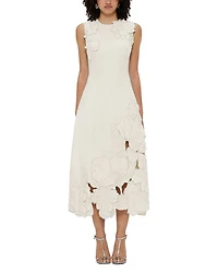 Cleo Applique Sleeveless Midi Dress