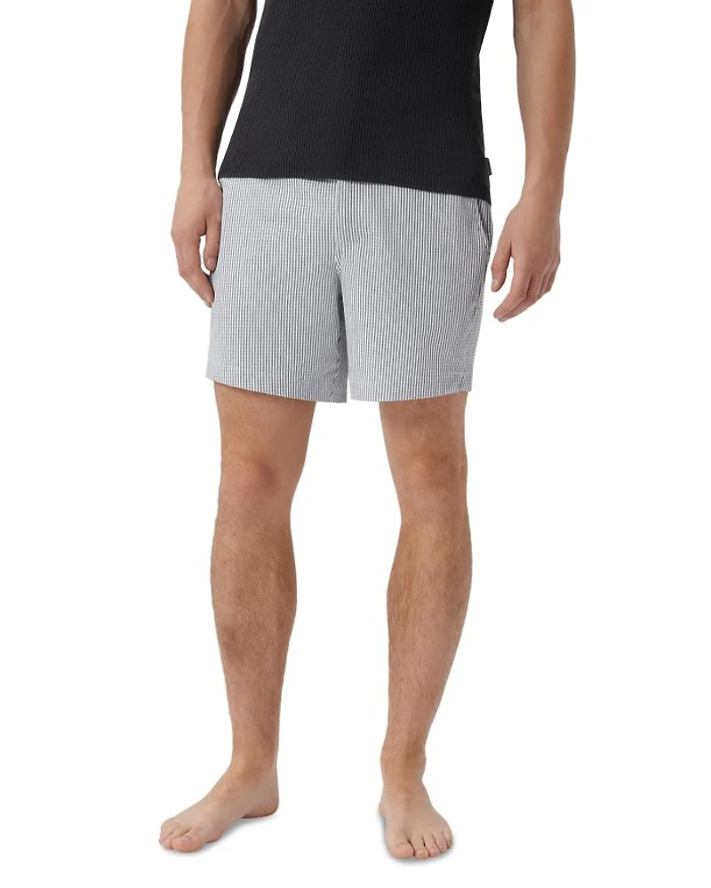 Charles Stripe Regular Fit 5" Swim Trunks